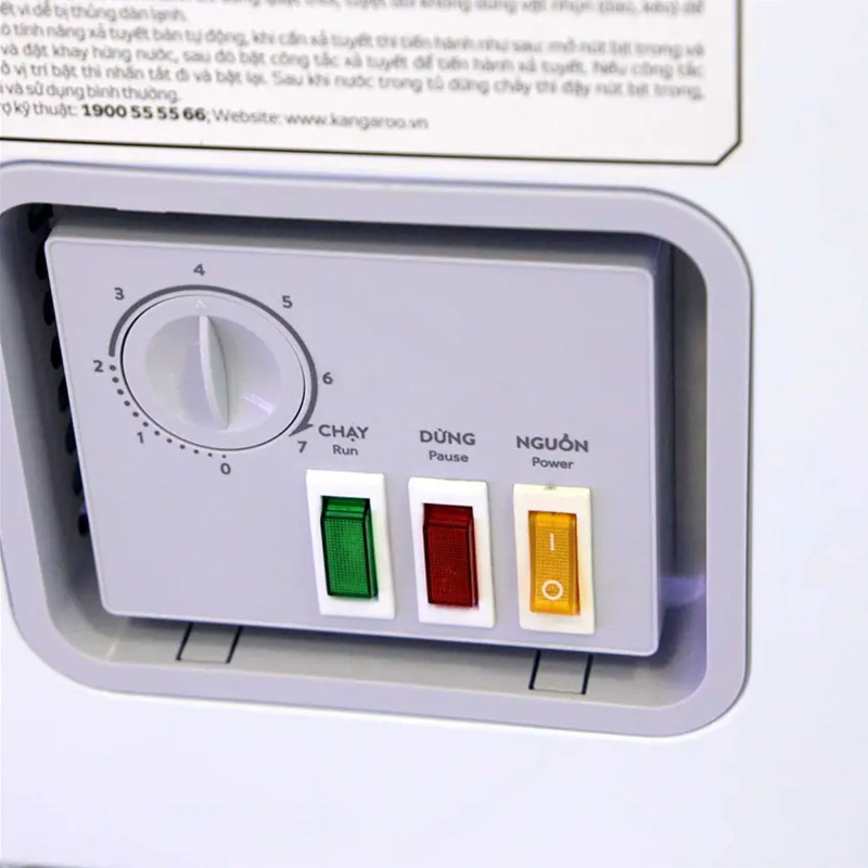 Bảng điều khiển ngoài điều chỉnh nhiệt độ dễ dàng