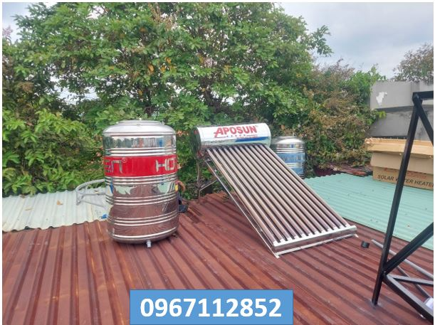 MÁY NƯỚC NÓNG NĂNG LƯỢNG MẶT TRỜI APOSUN 140 Lít