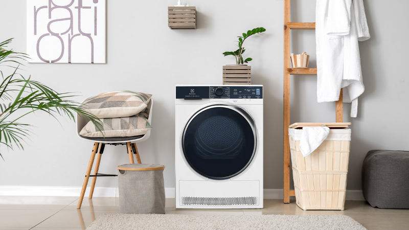 Máy Sấy Bơm Nhiệt Electrolux 9 Kg EDH903R9WB
